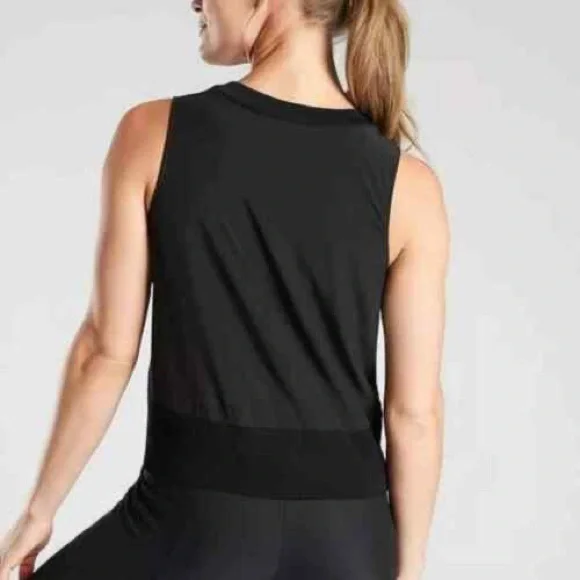 Athleta zephyr shell black tank - Picture 2 of 2